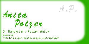 anita polzer business card